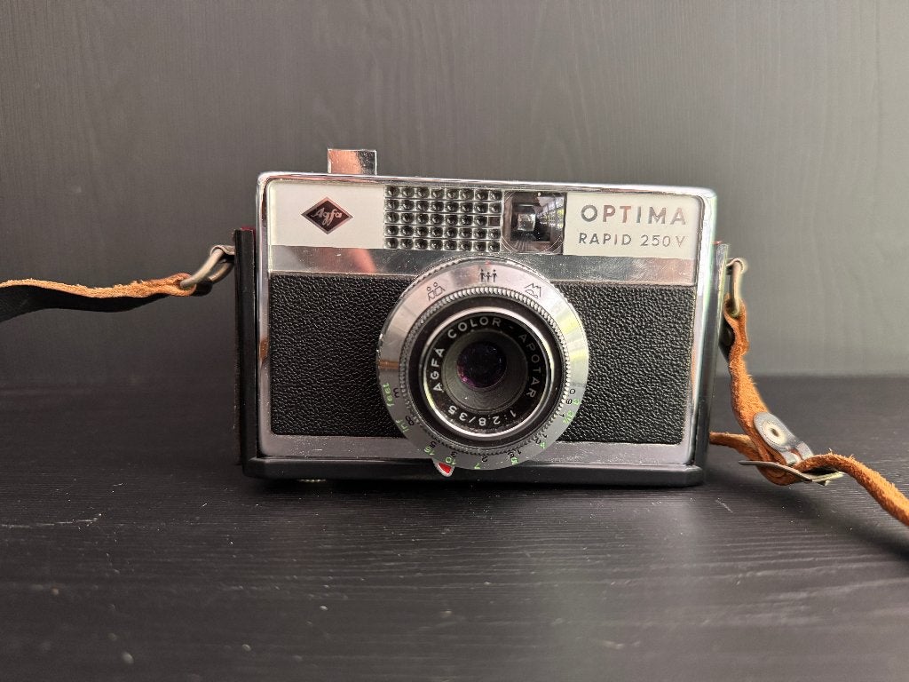 Agfa Optima rapid 250V type 3435, Ophalen of Verzenden, Gebruikt, Compact, Overige Merken