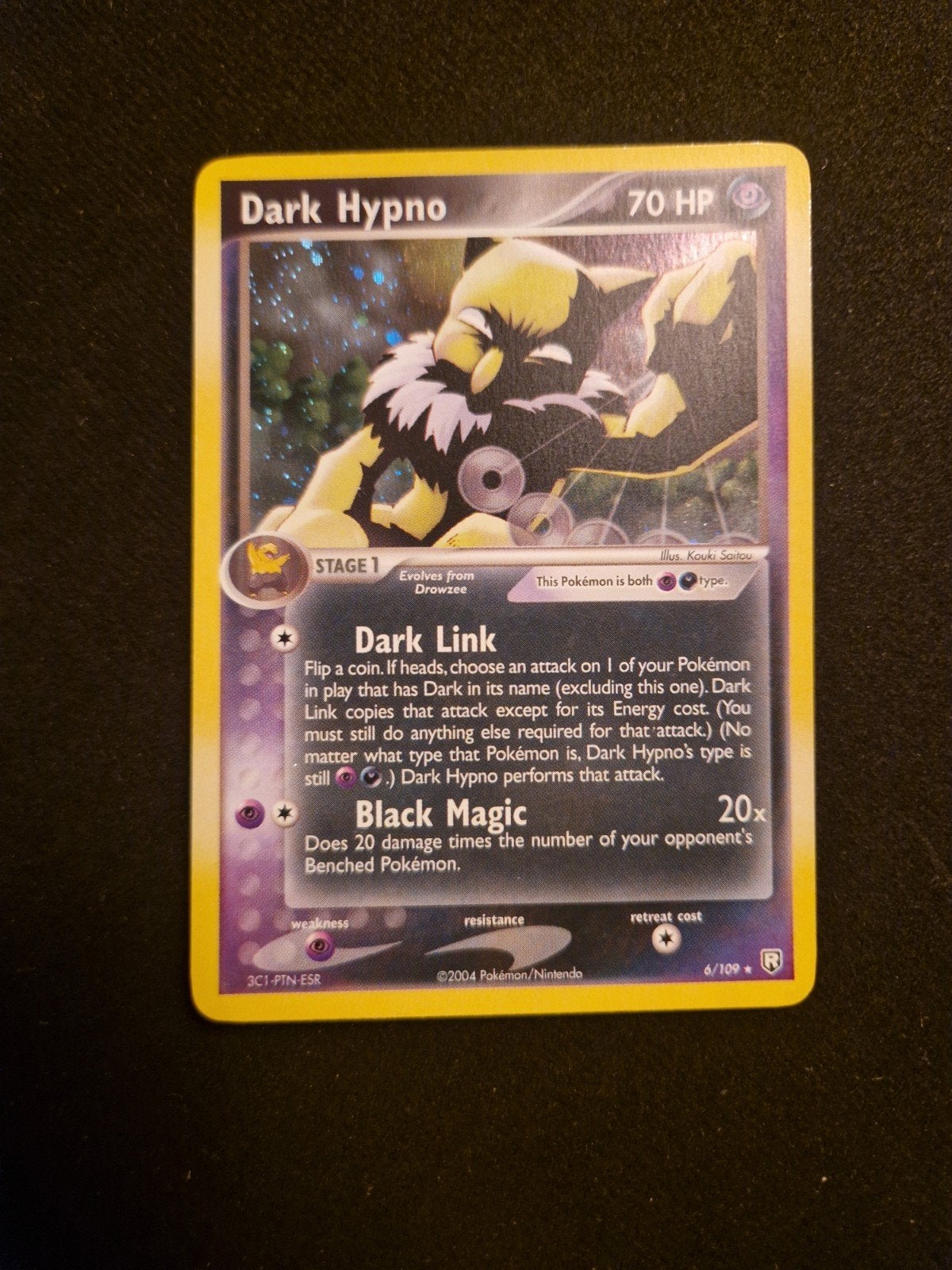 Dark Hypno Pokémon kaart (2004) - Holo, Ophalen of Verzenden, Gebruikt, Losse kaart, Foil
