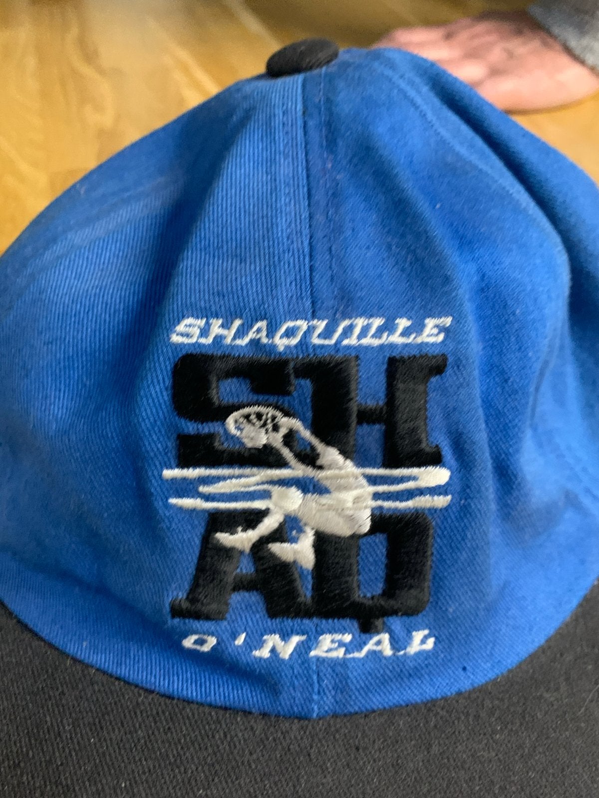 Vintage Reebok Shaquille O'Neal Shaq Pet - Blauw/Zwart, Blauw, Overige typen, Nieuw, Overige maten