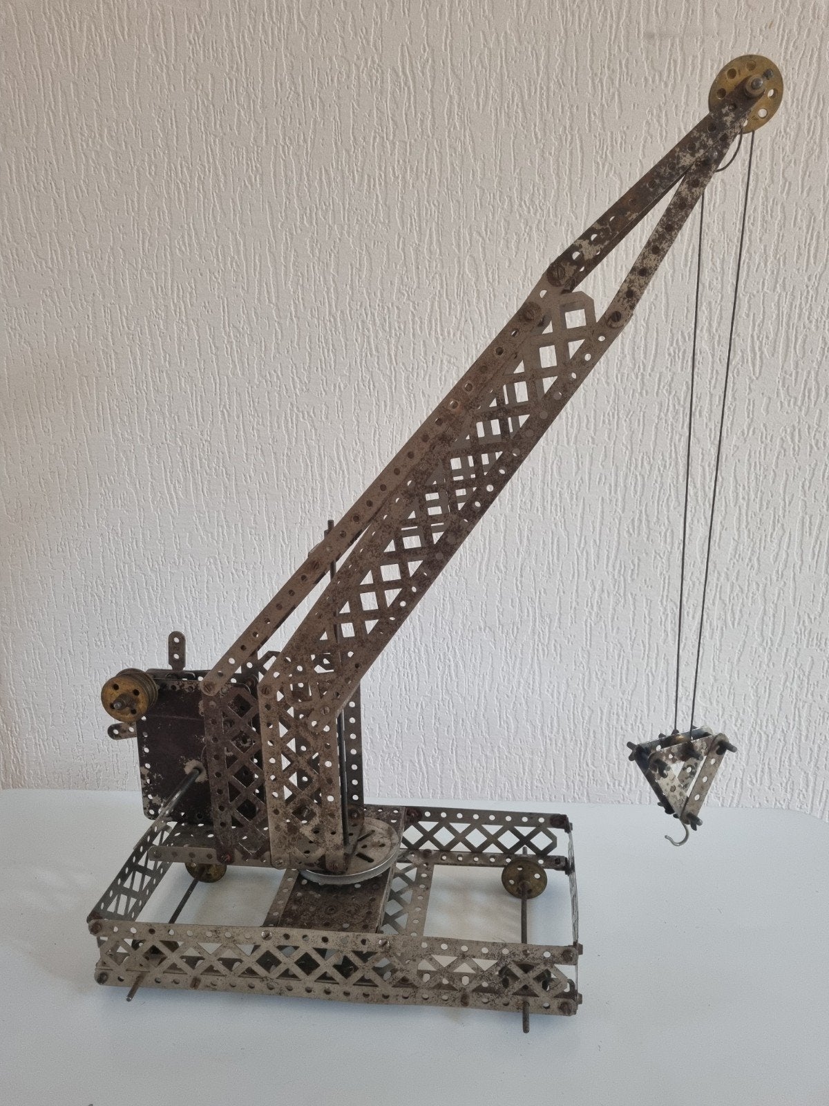oude Meccano hijskraan, Antiek en Kunst, Ophalen of Verzenden