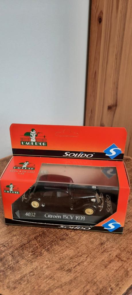 Solido Citroën 15CV 1939 Modelauto - Nieuw in Doos, Ophalen of Verzenden, Nieuw, Auto, Solido