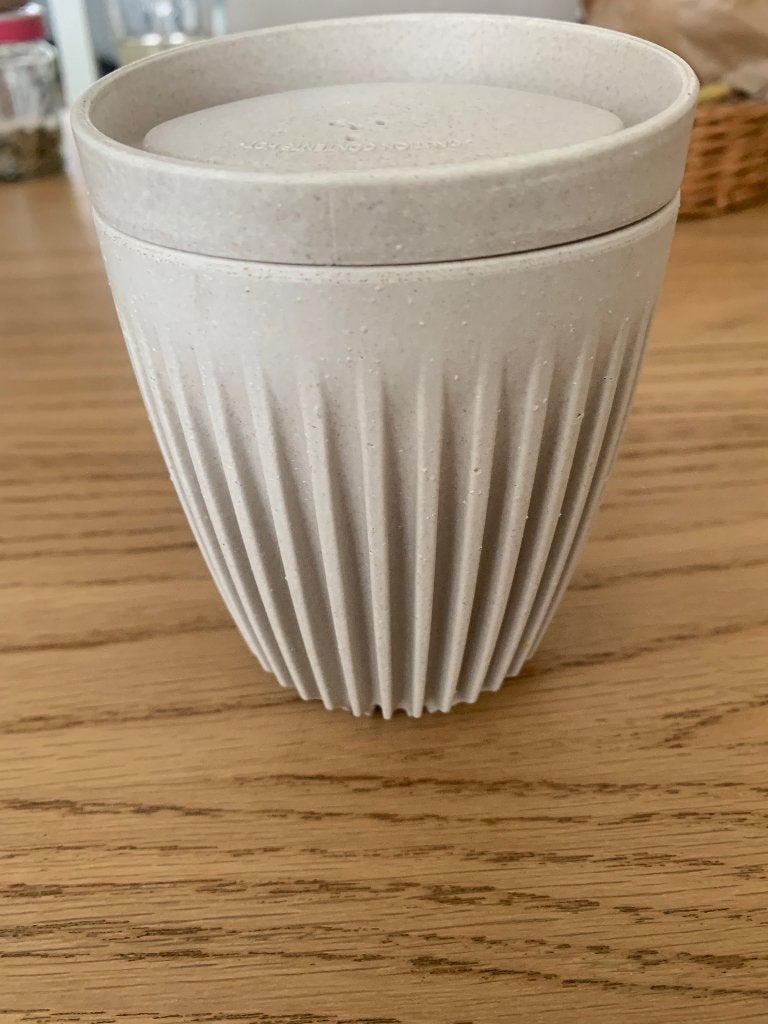 Huskee beker, take away, Beige, Overige typen, Ophalen of Verzenden, Overige merken