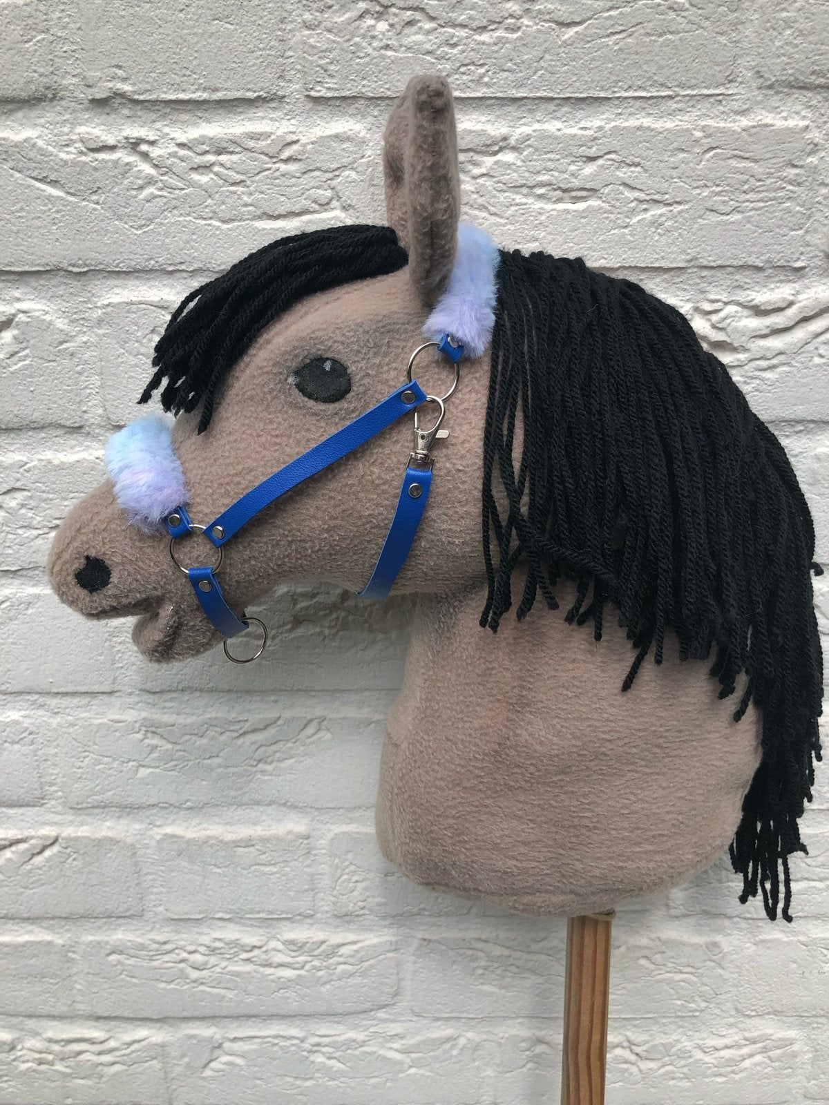 Halster met gekleurd bont voor hobby horse., Ophalen of Verzenden, Nieuw, Meisje
