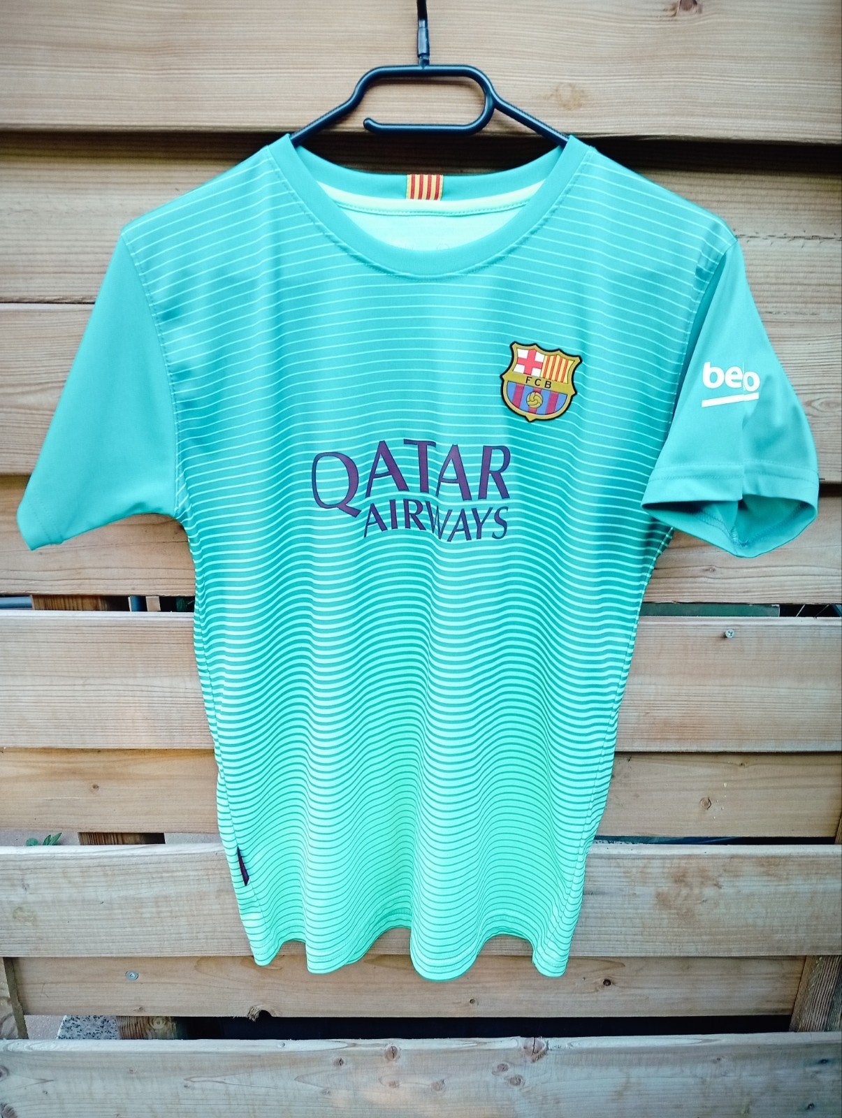 FC Barcelona Messi Thuisshirt 2014/2015 - Maat M, Maat 48/50 (M), Nike, Ophalen of Verzenden, Zo goed als nieuw
