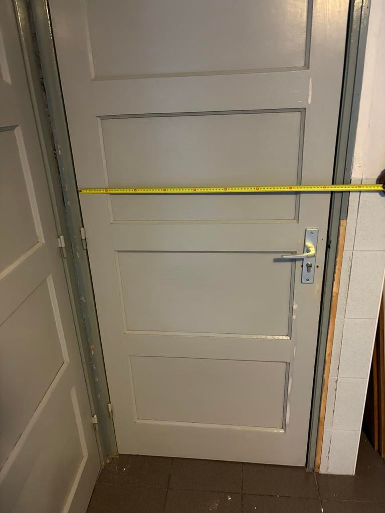 Hardhouten binnendeuren en vintage paneeldeuren, Boxtel, Doe-het-zelf en Verbouw, Deuren en Horren, Ophalen, Binnendeur, 200 tot 215 cm