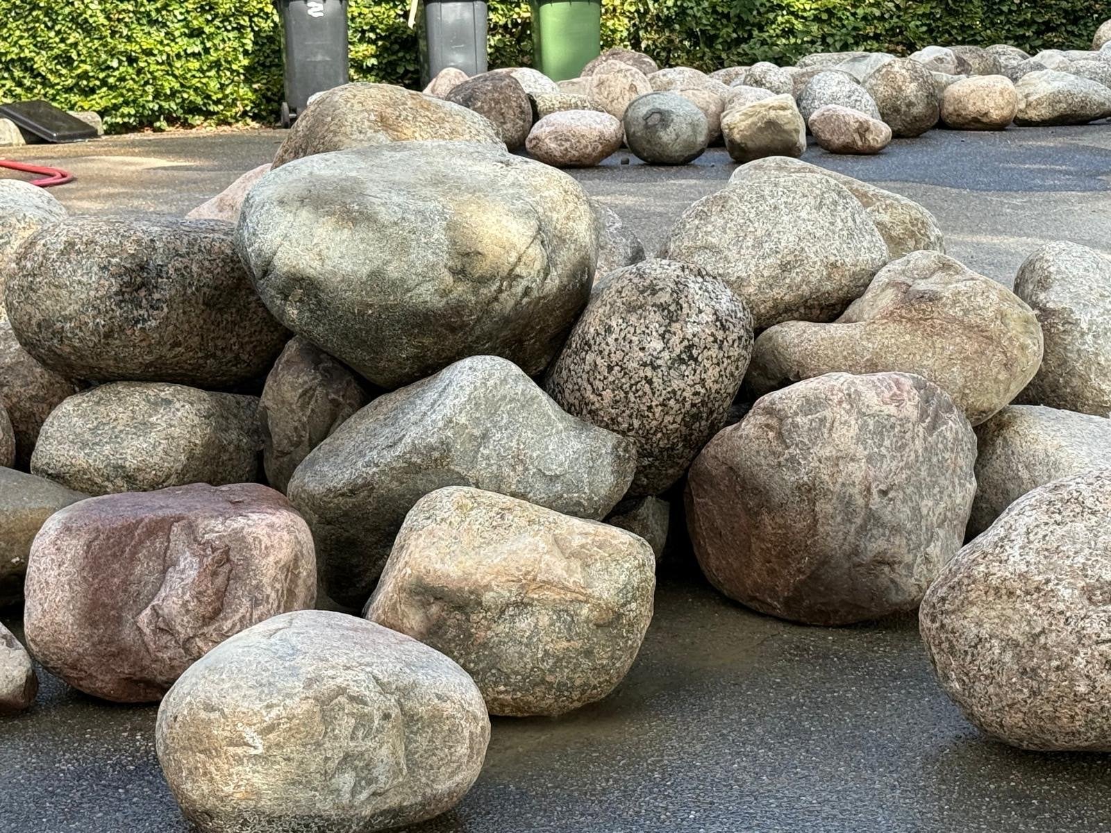 Grote graniet natuurstenen keien voor in de tuin, Tuin en Terras, Ophalen, Gebruikt, Graniet, Kei