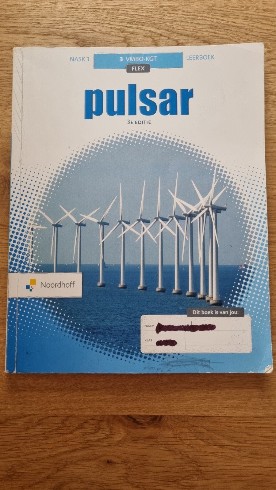 Pulsar Nask 1 3e editie VMBO-KGT Leerboek Noordhoff, Ophalen of Verzenden, Gelezen, VMBO, Natuurkunde