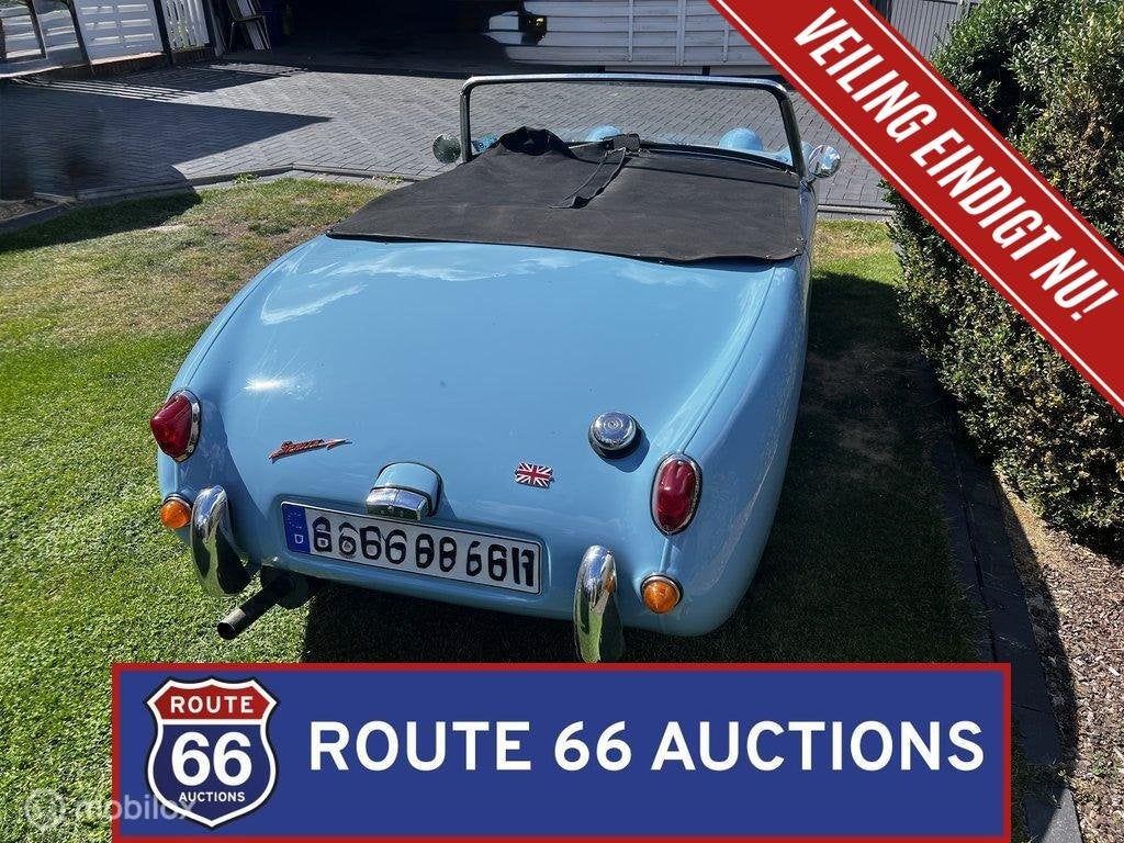 Austin-Healey Sprite Mk I | 1960 | Route 66 Auctions, Auto's, Austin, Overige carrosserieën, Zwart, Bedrijf
