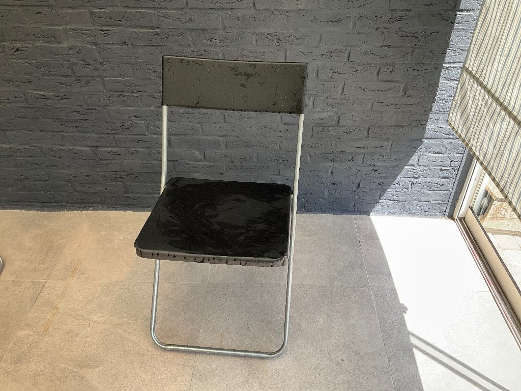 Klapstoeltjes, Ophalen, Gebruikt, Zwart, Vijf, Zes of meer stoelen