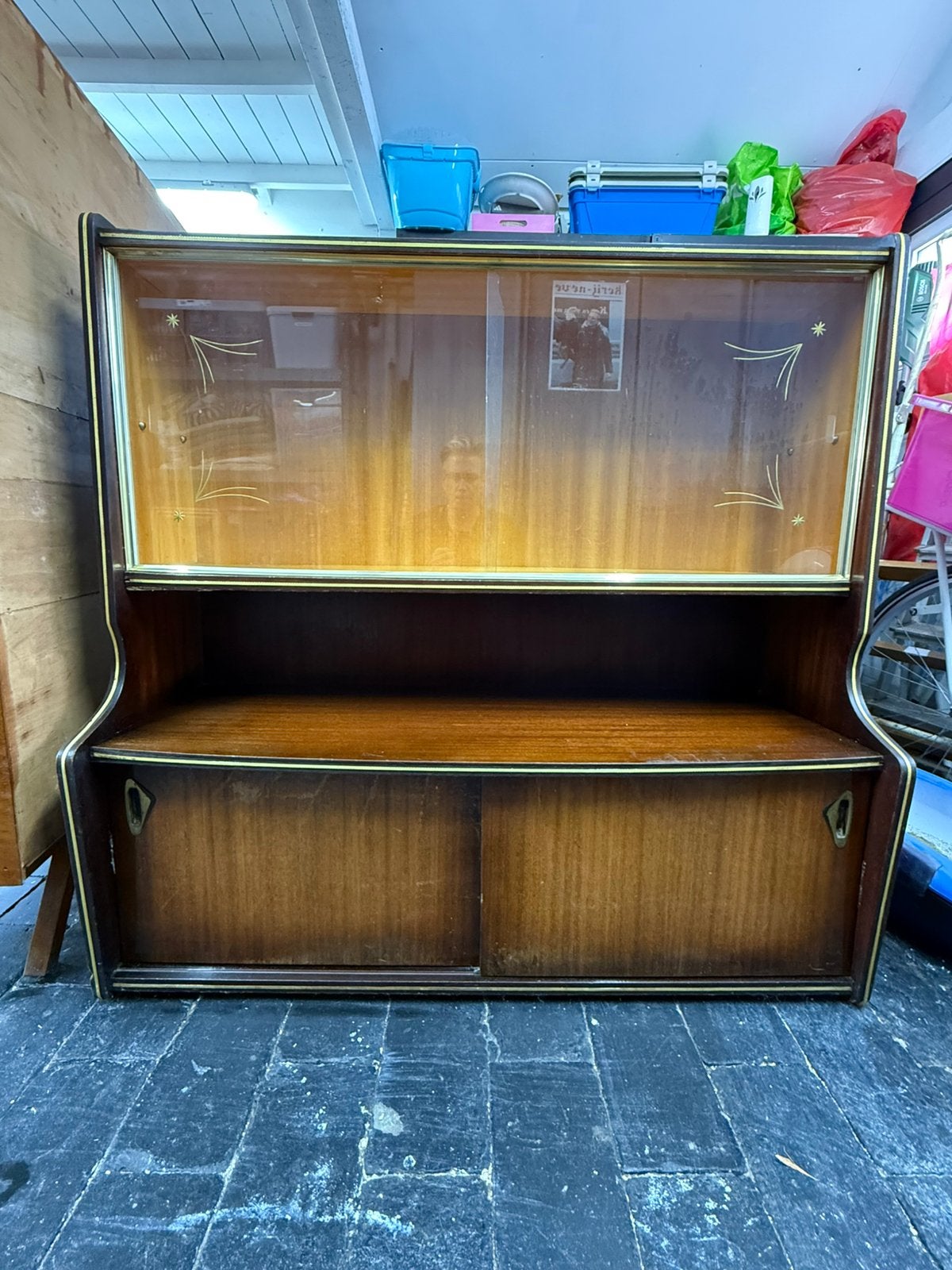 Vintage jaren 60 kast opknapper., Ophalen, Gebruikt, Jaren 60