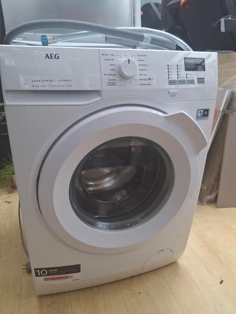 Wasmachine AEG 6000 SERIES LAVAMAT ProSense 7kg Wasmachine, Witgoed en Apparatuur, Wasmachines, Ophalen of Verzenden, Zo goed als nieuw