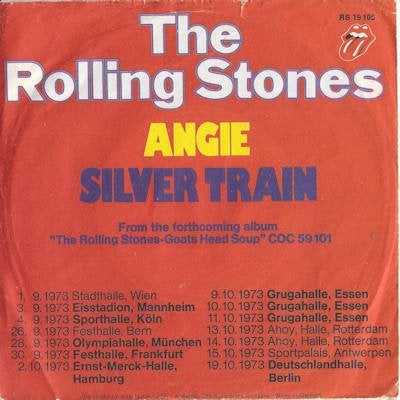 ROLLING STONES  1973   HUN BIJNA ALLERMOOISTE !!RS016, Gebruikt, 7 inch, Single, Ophalen of Verzenden