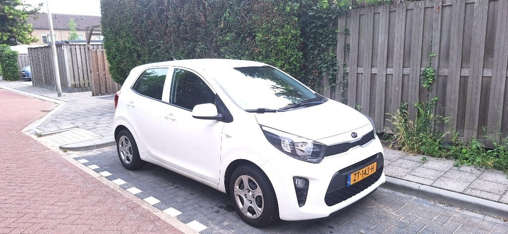 Kia Picanto 1.0 MPi 67pk 4-zits 2019 Wit, Auto's, Voorwielaandrijving, 4 stoelen, Wit, Origineel Nederlands