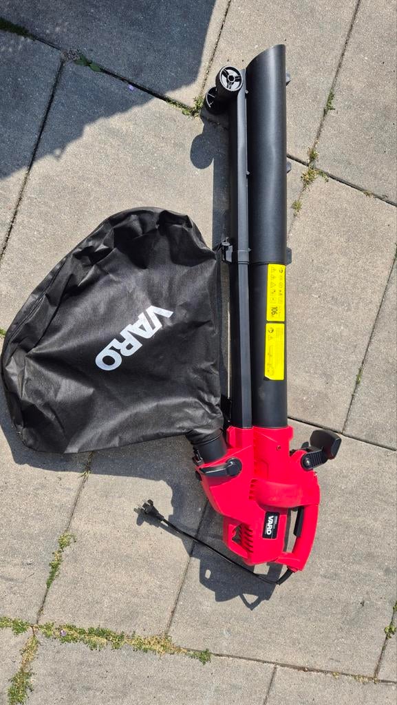 VARO Elektrische Bladblazer/Bladzuiger met Opvangzak, Tuin en Terras, Bladblazers, Ophalen, Gebruikt, Met opvangzak, Handgedragen