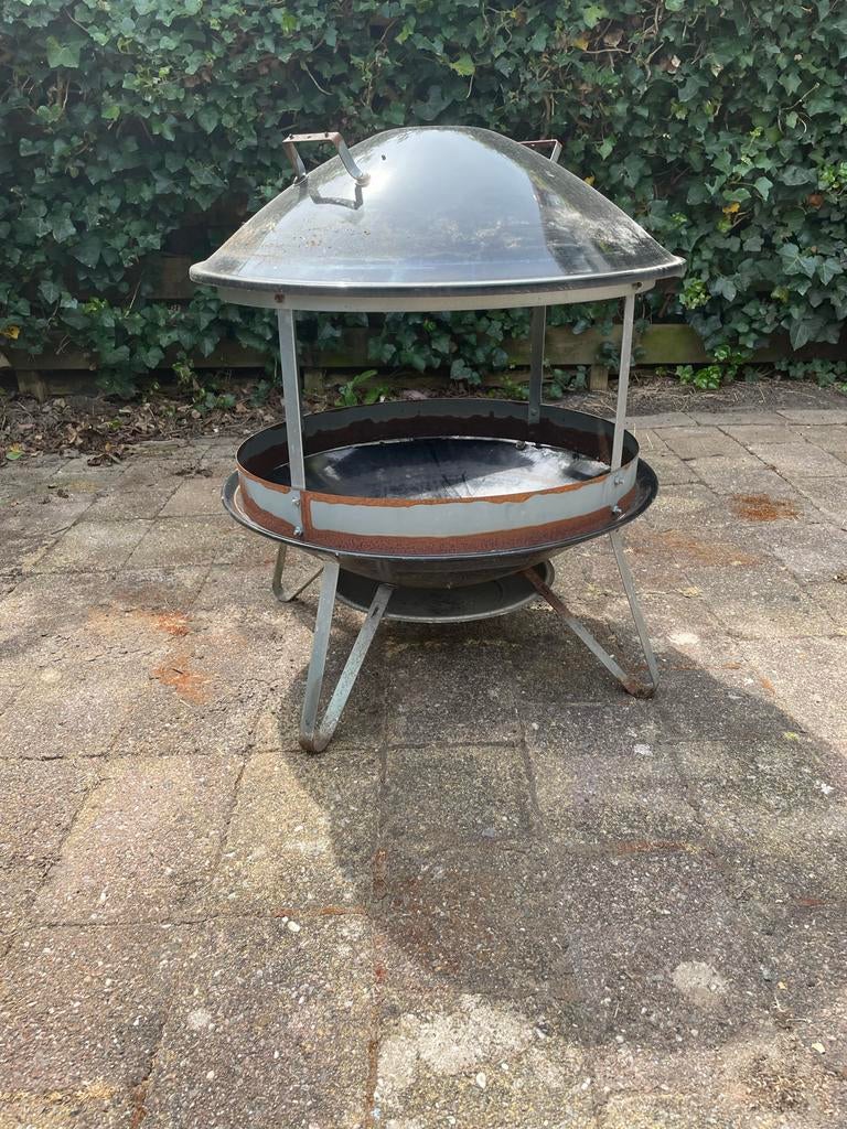 Vuurschaal 70 cm doorsnede, Ophalen, Gebruikt