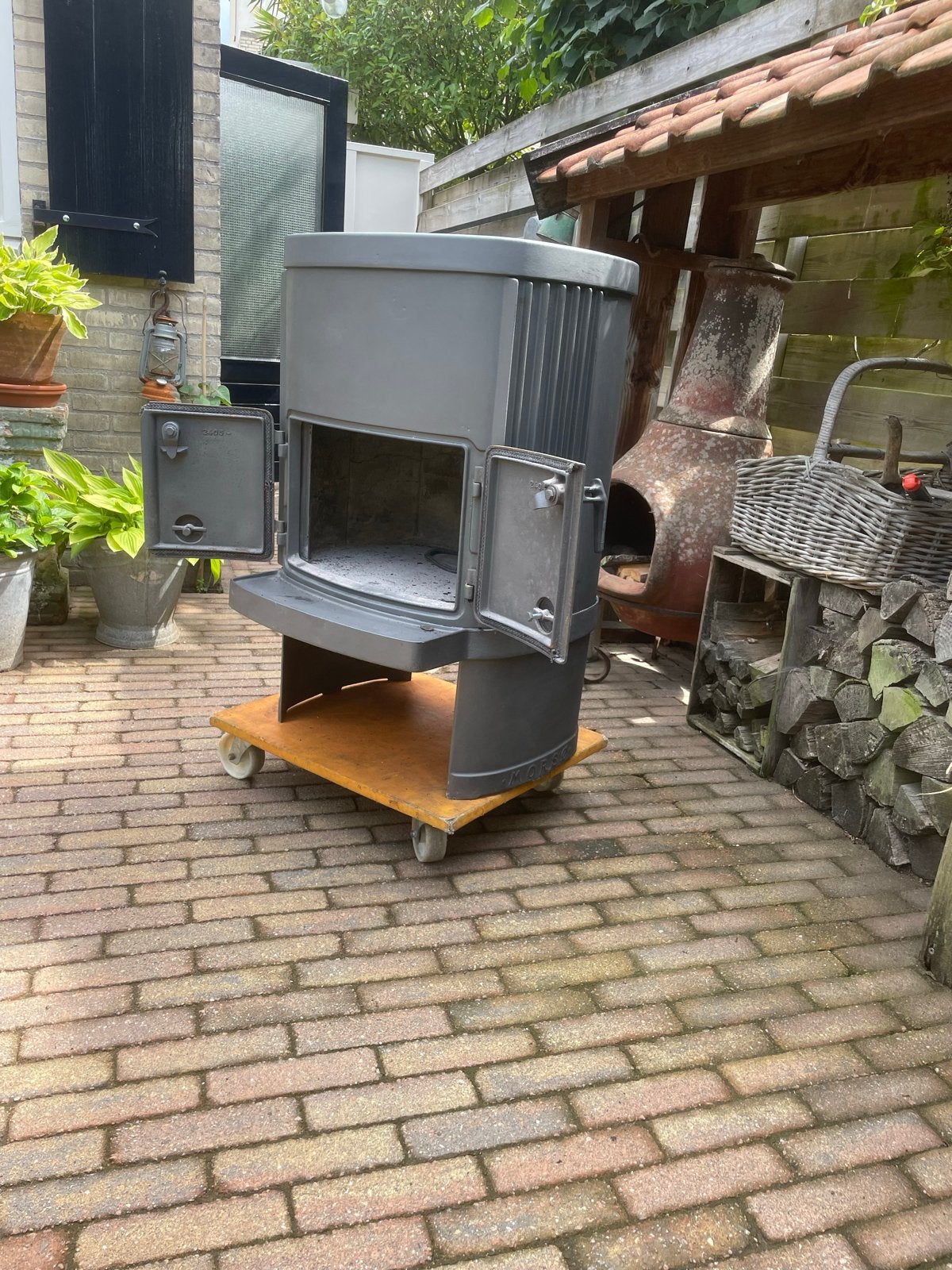 Morsø Houtkachel - Perfecte staat, klaar voor gebruik, Houtkachel, Ophalen of Verzenden, Zo goed als nieuw, Vrijstaand