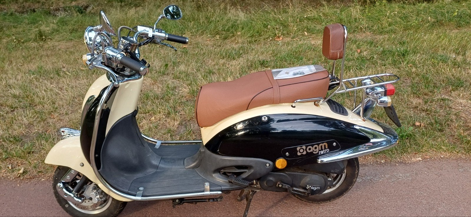 AMG Retro Snorscooter -bouwjaar  2015 - Goed onderhouden, Gebruikt, Benzine, Ophalen, Overige merken