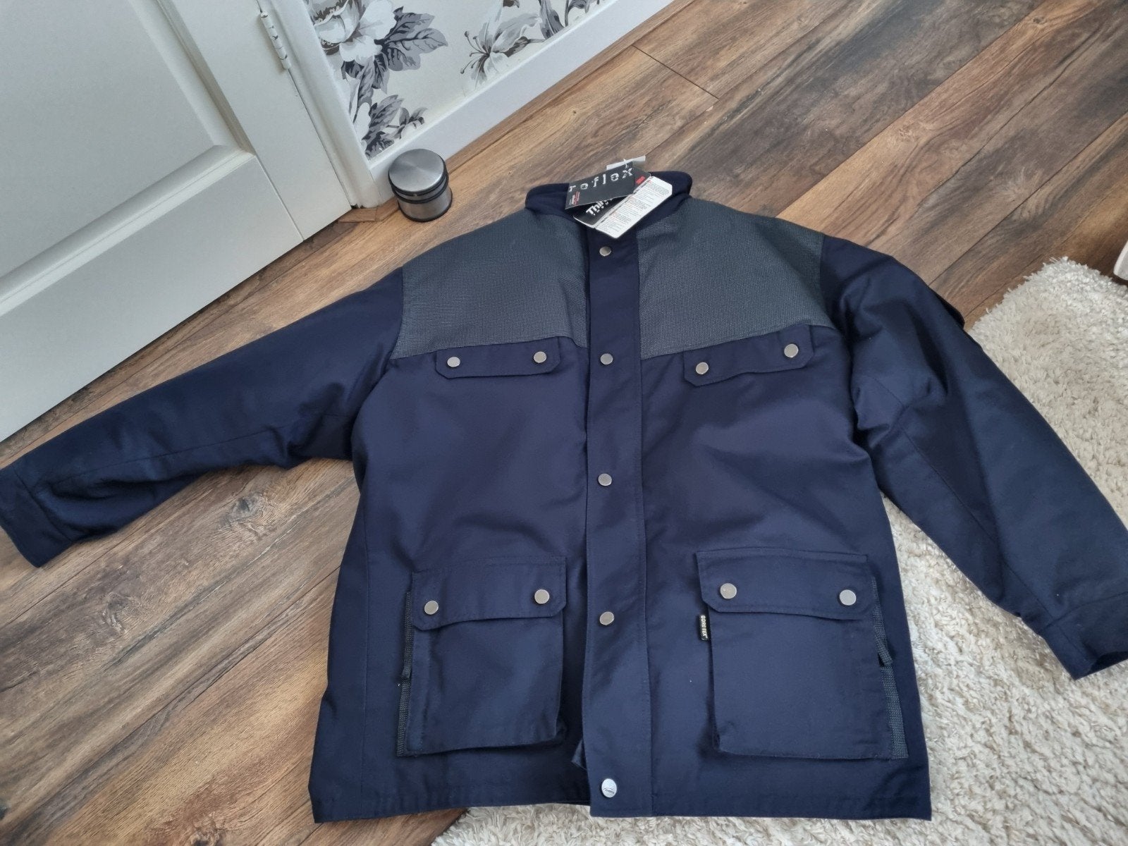NIEUWE WINTERJAS VEILIGHEIDSJAS WATER WINDDICHT MAAT XXL, Ophalen, Nieuw, Maat 56/58 (XL), Blauw