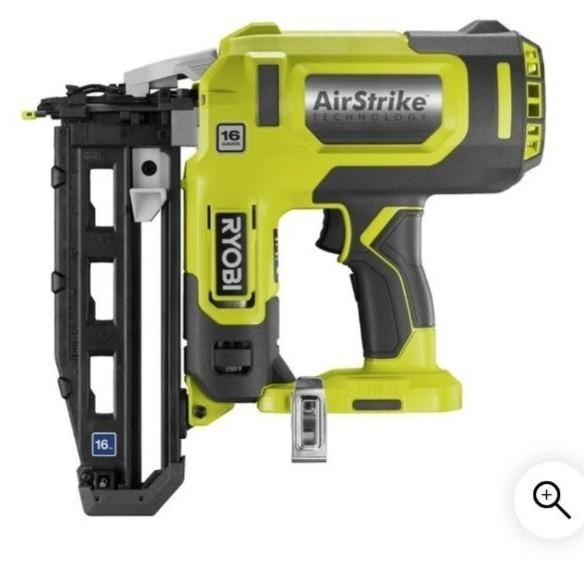 RYOBI 18V Gereedschap Tacker 16GA set, Doe-het-zelf en Verbouw, Gereedschap | Handgereedschap, Gebruikt, Ophalen of Verzenden