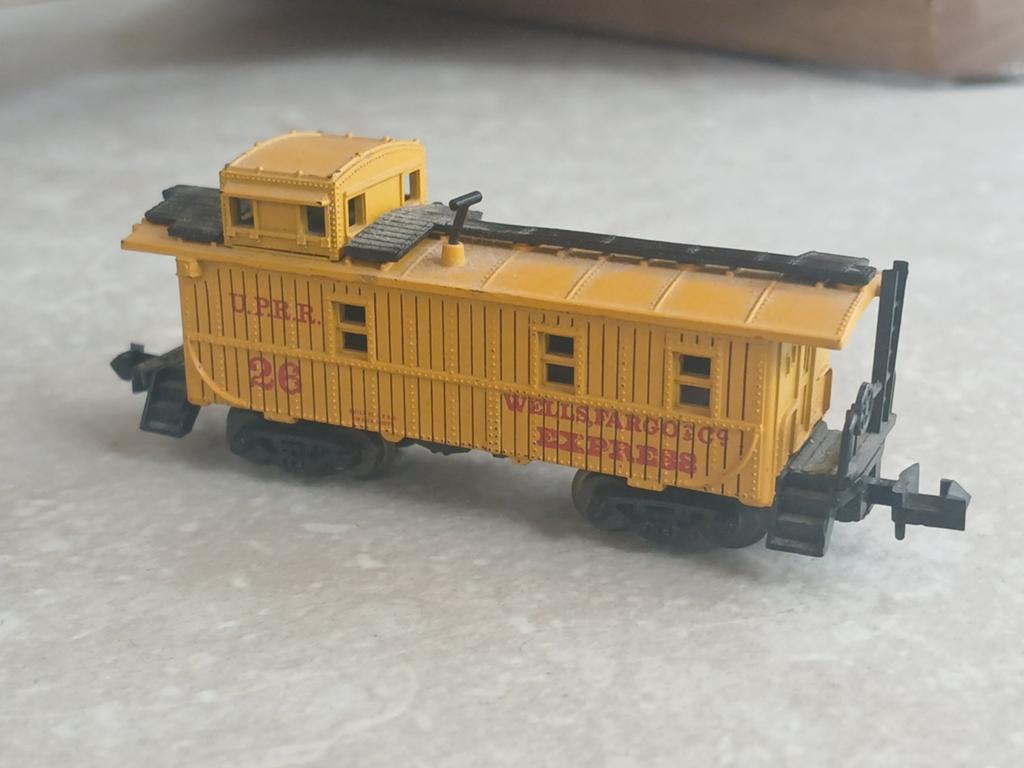 Minitrix caboose, Ophalen of Verzenden, Gelijkstroom, Wagon, Trix