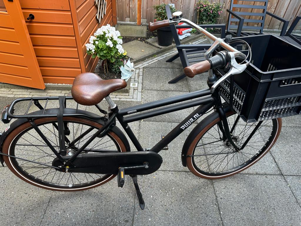 Gazelle Puur NL Transportfiets -, Fietsen en Brommers, Fietsen | Heren | Herenfietsen, Ophalen, Zo goed als nieuw, Gazelle, Versnellingen