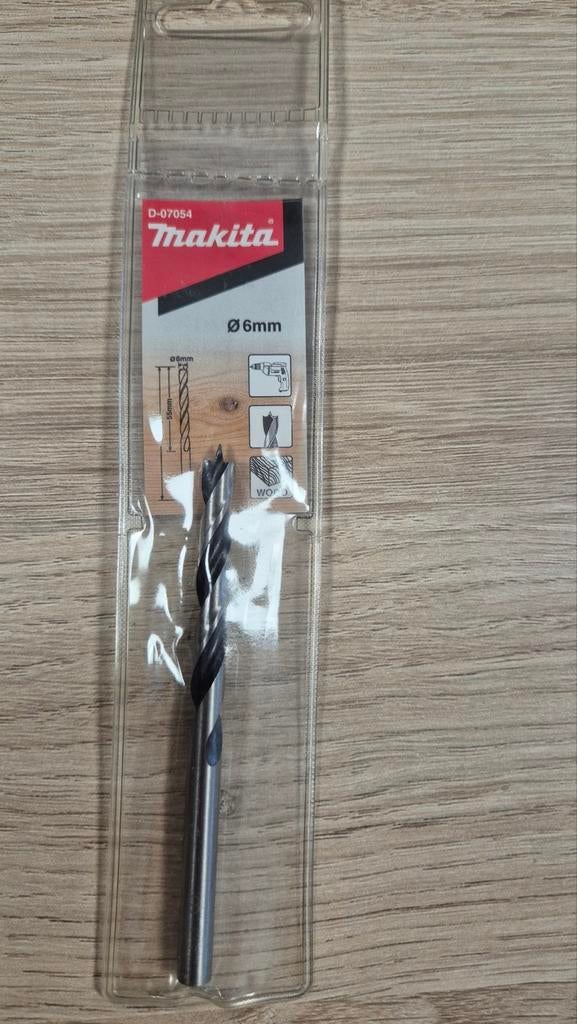 Makita houtboor 6mm, Ophalen of Verzenden