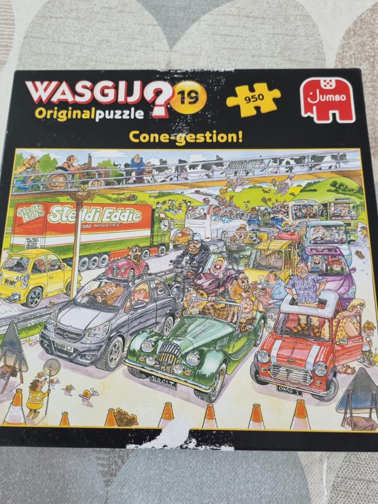 3 Wasgij puzzels 950st p.st €5,00, Ophalen, 500 t/m 1500 stukjes, Gebruikt, Legpuzzel