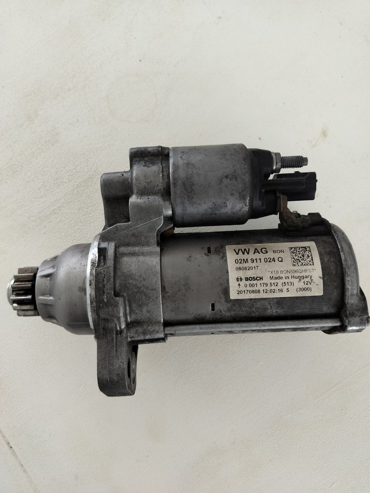 VW  Tiguan 1.4 Tsi 2018/AG Bosch Startmotor 02M 911 024 Q, Ophalen of Verzenden