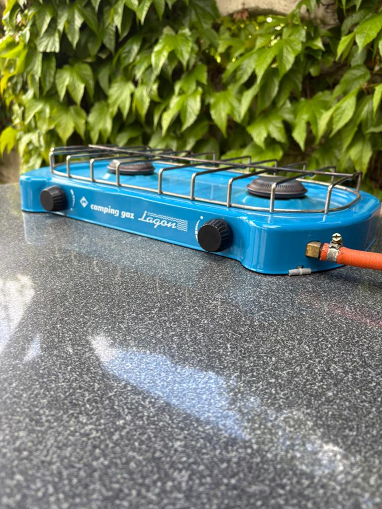 Camping Gaz Lagon kooktoestel met 2 pitten, Ophalen, Gebruikt