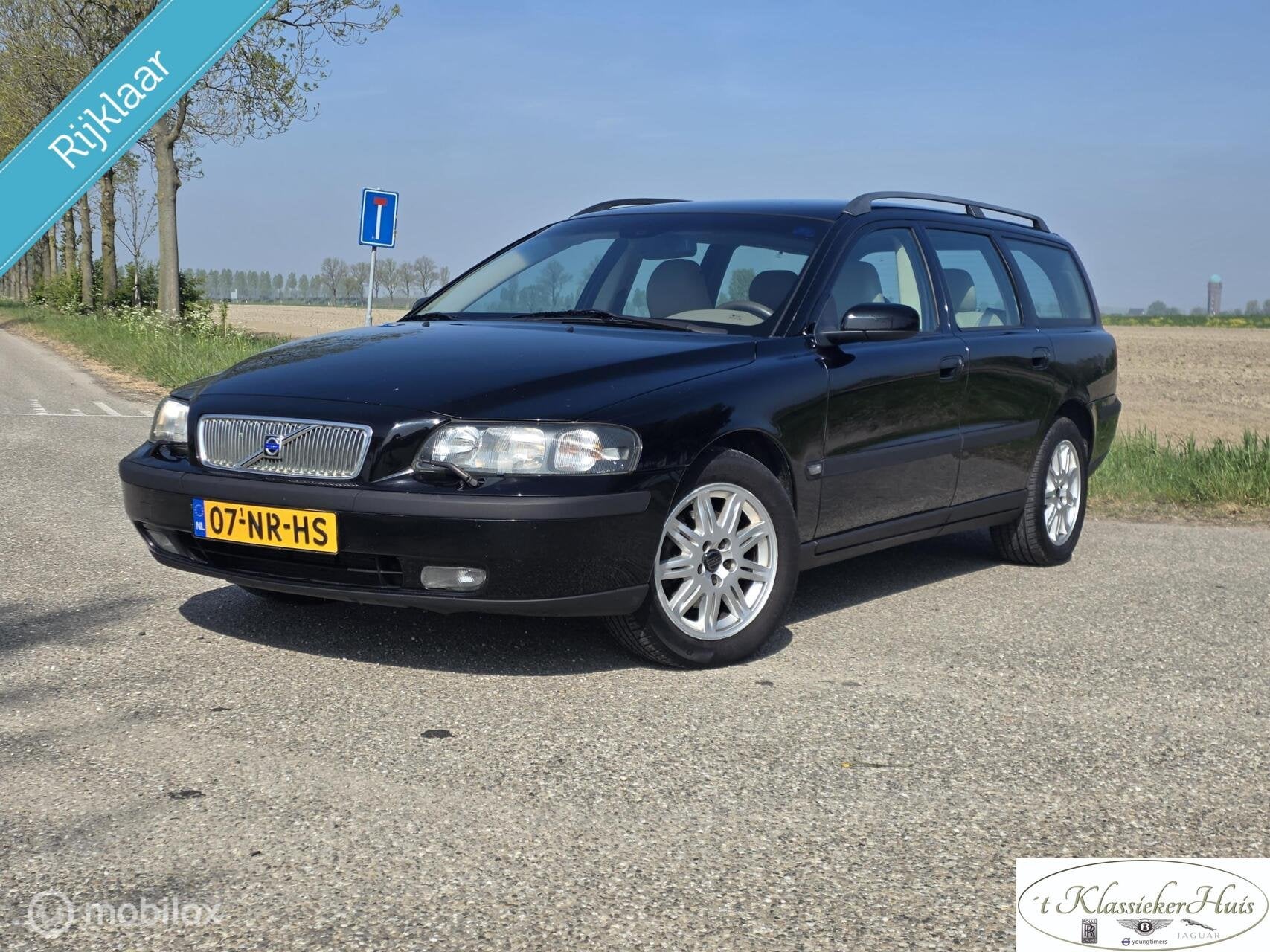 Volvo V70 2.4 Bi-Fuel Edition II, Auto's, Volvo, Stoelverwarming, Zwart, 2435 cc, Euro 4