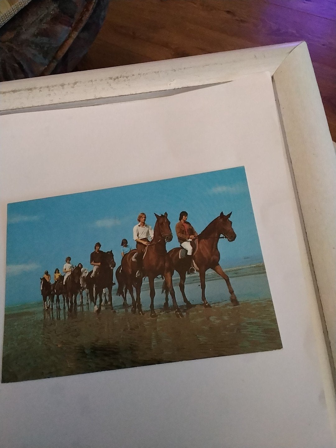 PAARD RIJDEN OP STRAND. 1979, Ophalen of Verzenden, 1960 tot 1980, Sterren en Beroemdheden