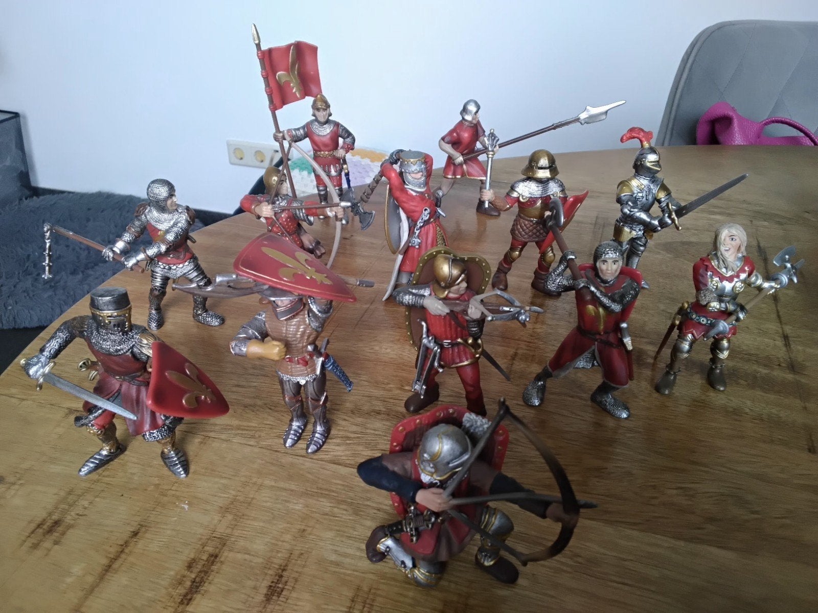 Schleich Ridders Rode Lelie, Verzamelen, Ophalen of Verzenden, Zo goed als nieuw