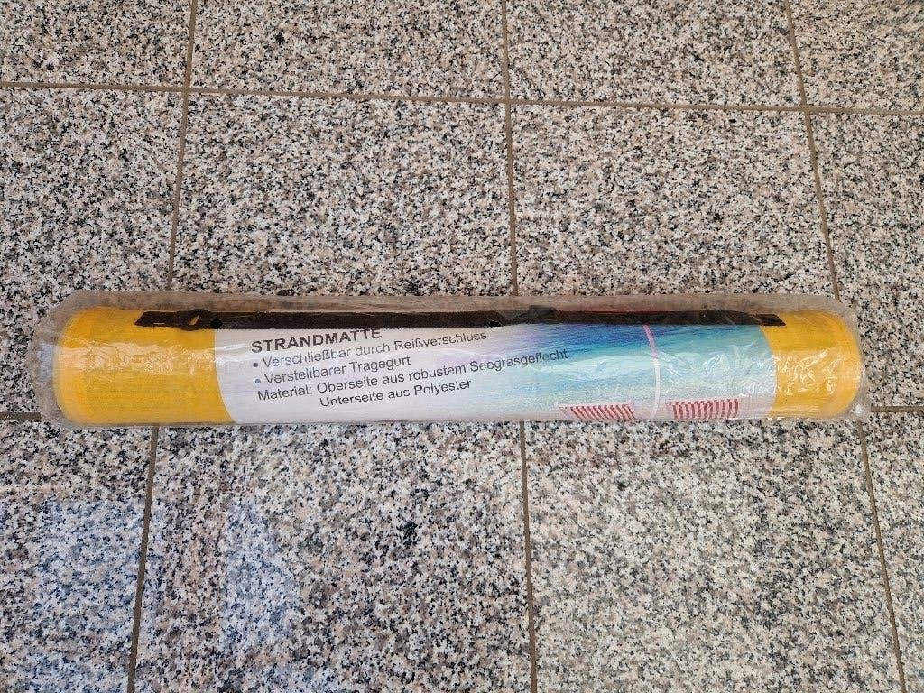 Strandmat 190x60cm. NIEUW !!, Caravans en Kamperen, Ophalen of Verzenden, Nieuw