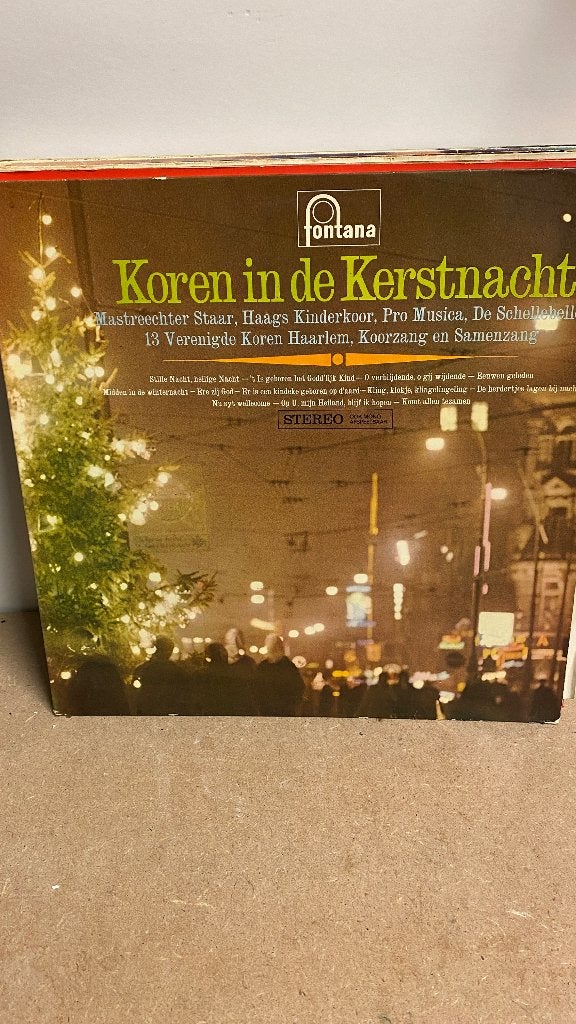Koren in de Kerstnacht - Kerstliederen LP, LP, Gebruikt, Overige genres, 12 inch