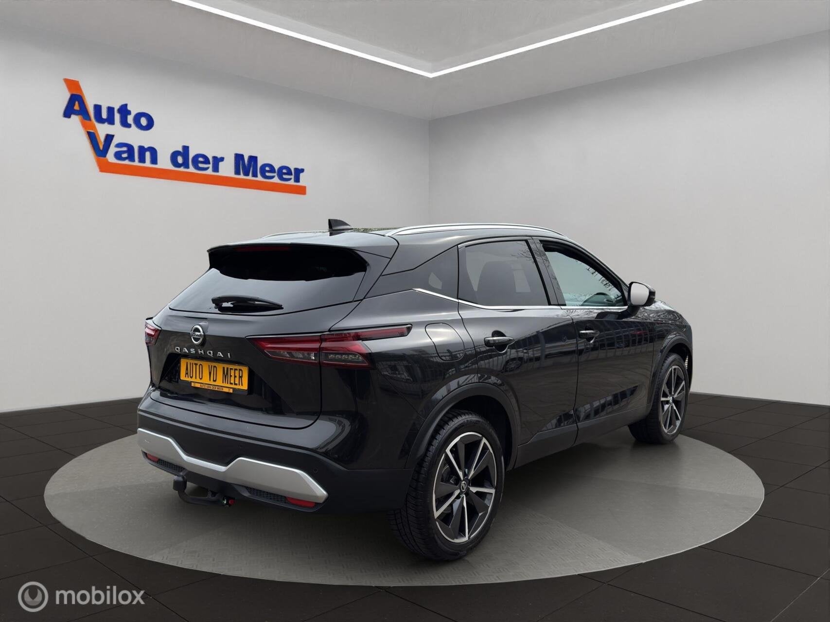 Nissan Qashqai 1.3 MHEV Xtronic Tekna Plus, Auto's, Gebruikt, Zwart, 4 cilinders, Zwart