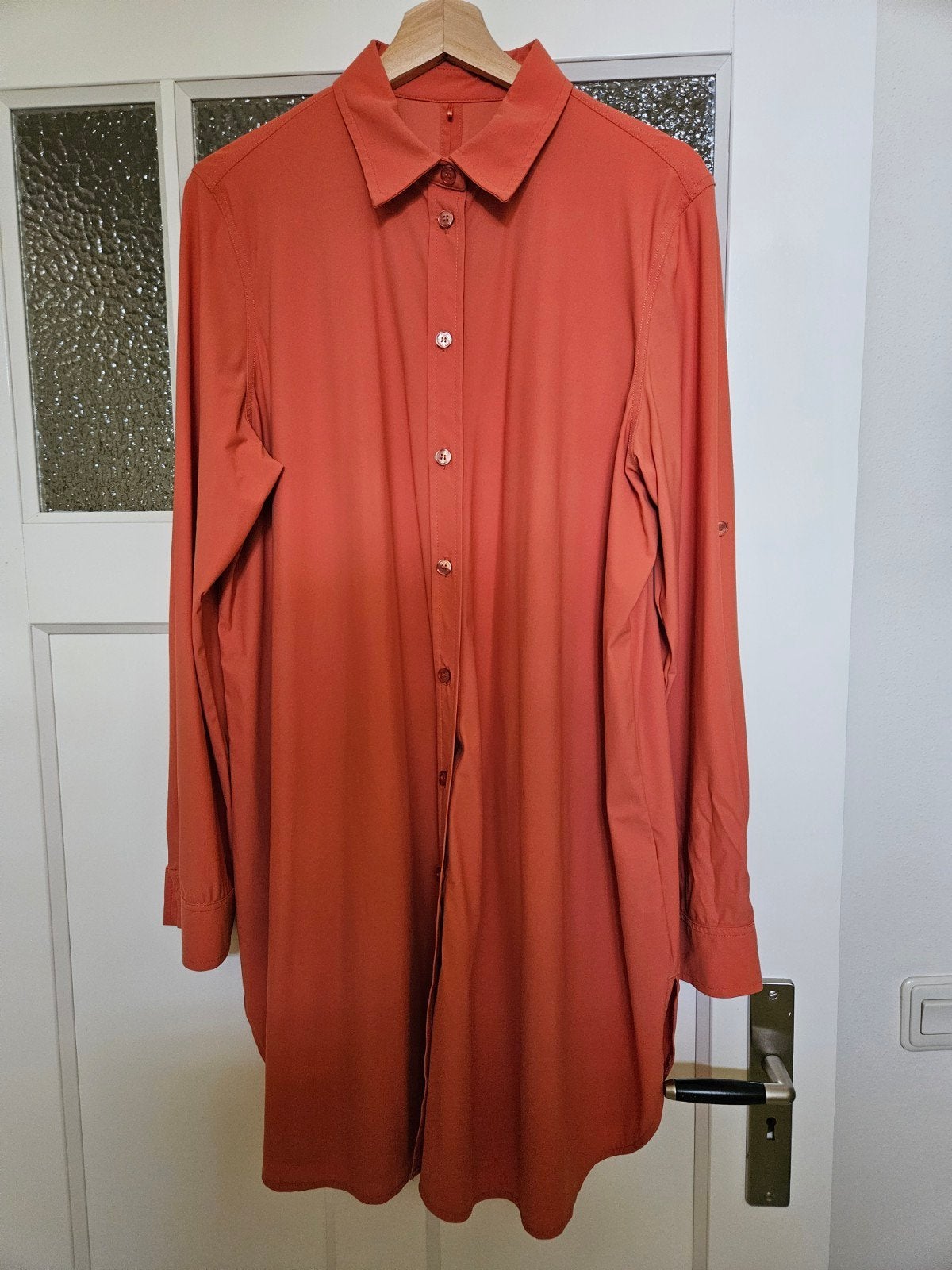 Oranje tuniekblouse van +BASICS BASICS, maat 46, Kleding | Dames, +BASICS BASICS, Verzenden, Maat 46/48 (XL) of groter, Oranje