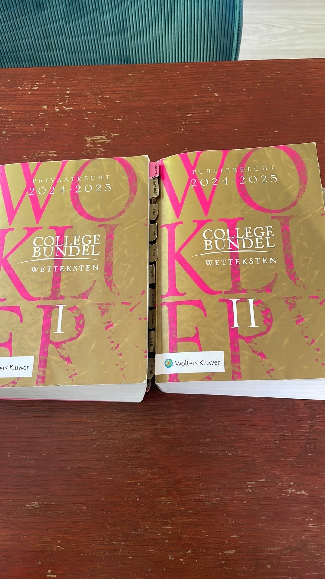 Wettenbundels Wolters Kluwer 2024-2025 Publiek & Privaat, Boeken, Ophalen, Gamma, Gelezen, WO