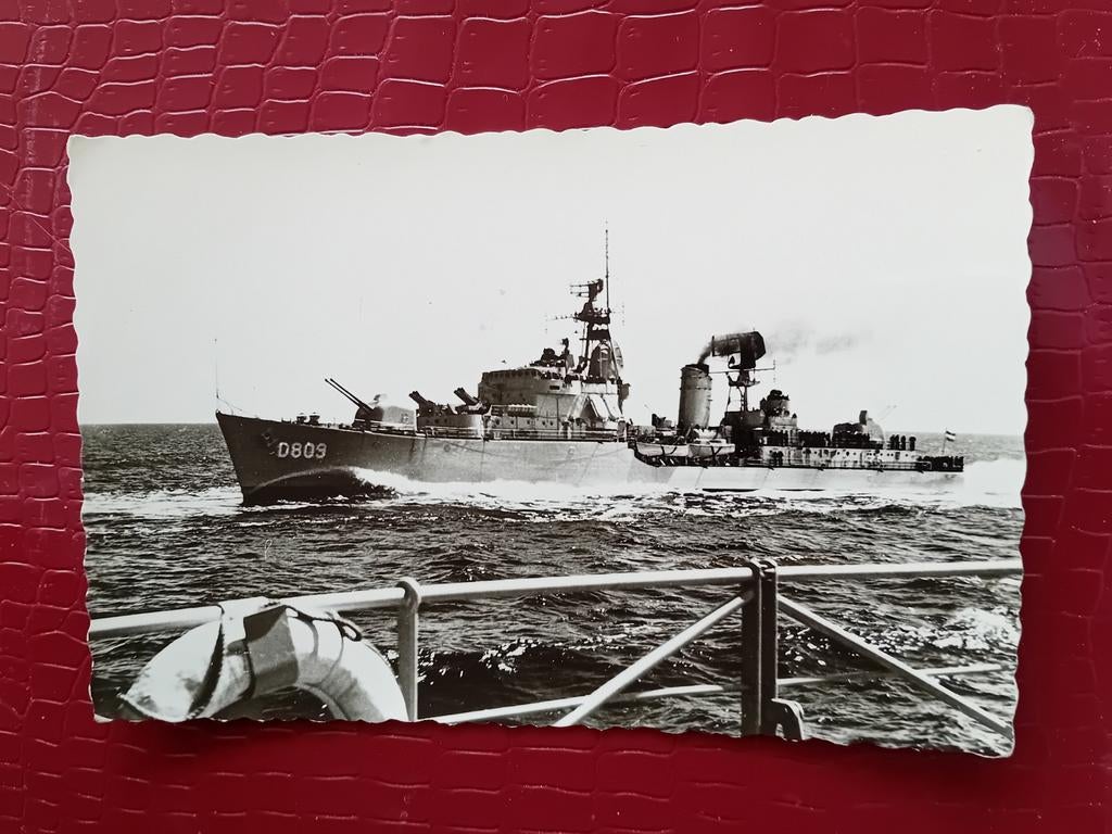 Ansichtkaart Onderzeebootjager, Ophalen of Verzenden, Zo goed als nieuw, Kaart, Foto of Prent