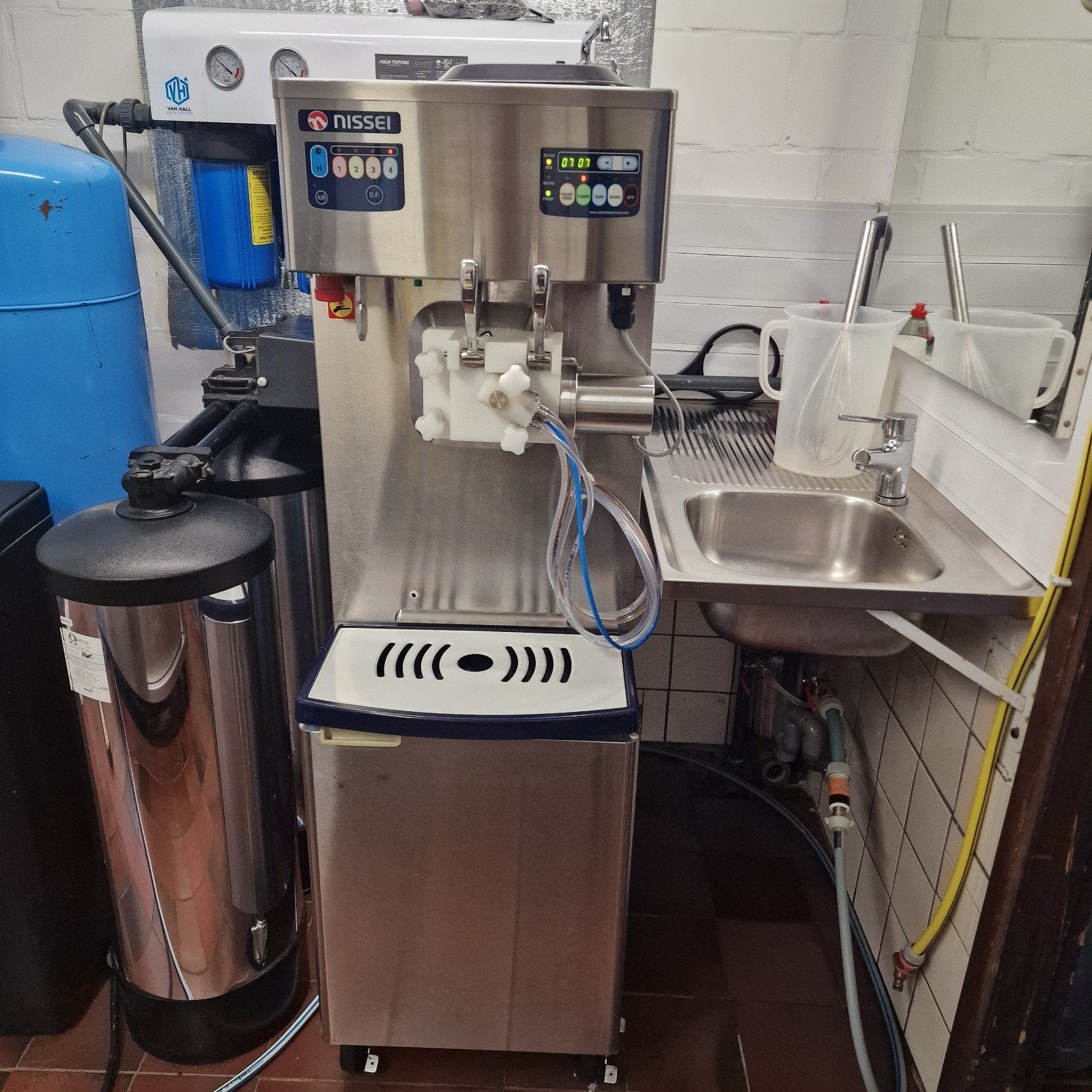 professionele softijsmachine met milkshake functie, Witgoed en Apparatuur, IJsmachines, Ophalen of Verzenden