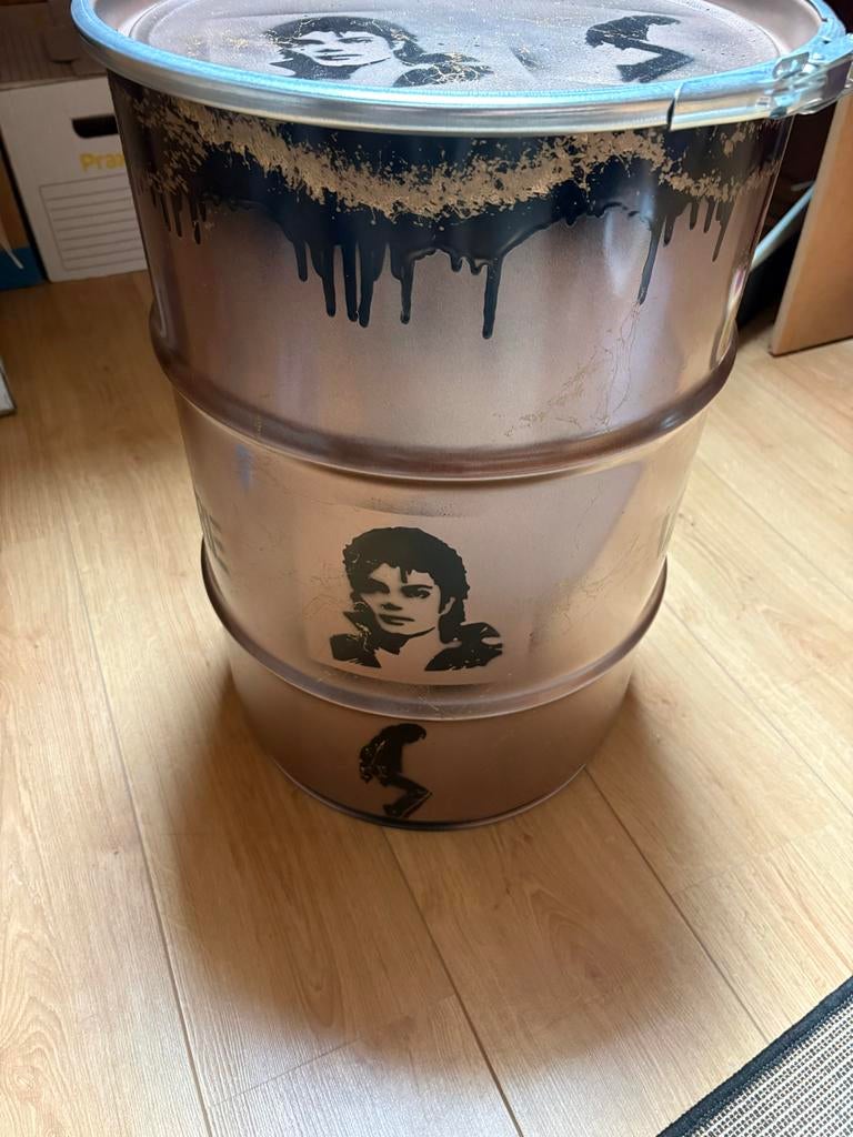 Michael Jackson olievat, uniek decoratiestuk, Ophalen, Nieuw, Melodische percussie