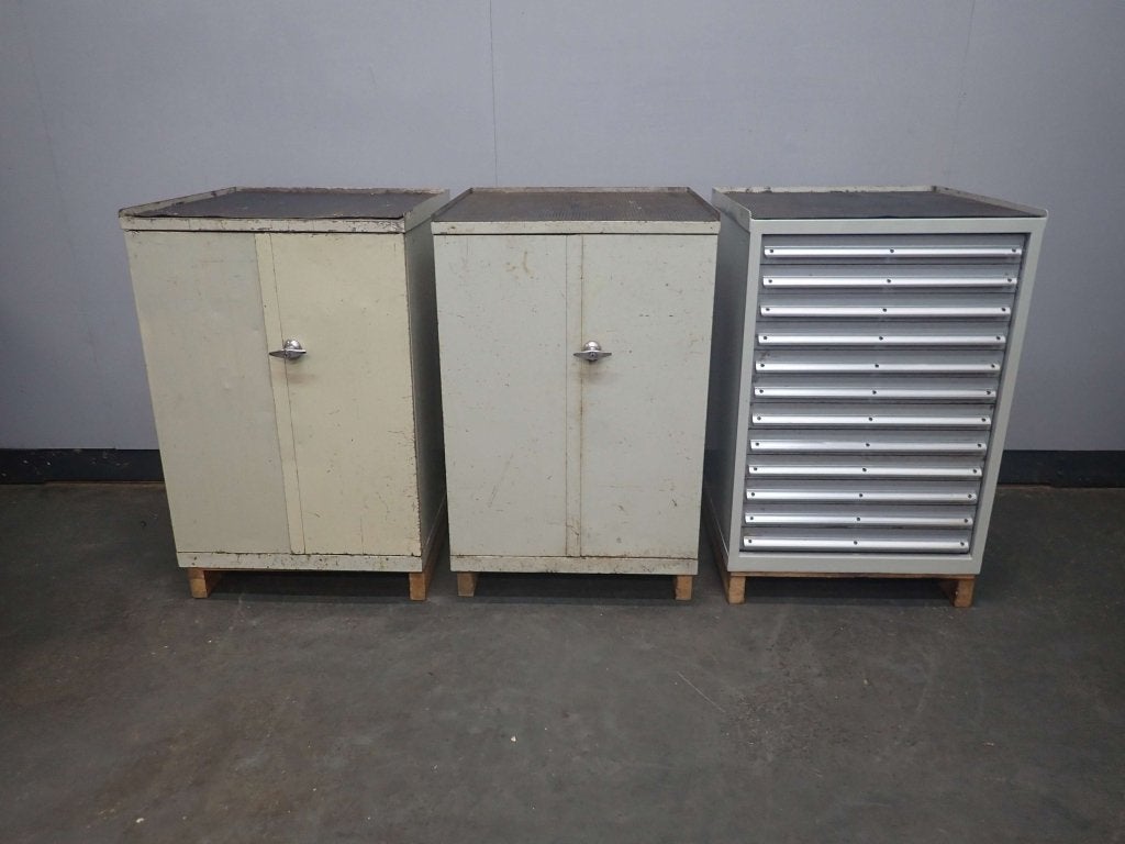 3x Lista Ladekast / Werkplaatskast / Gereedschapskast, Gebruikt, Info@lista.com, Fabrikstrasse 1 , 8586 Erlen , Zwitserland, Lista AG