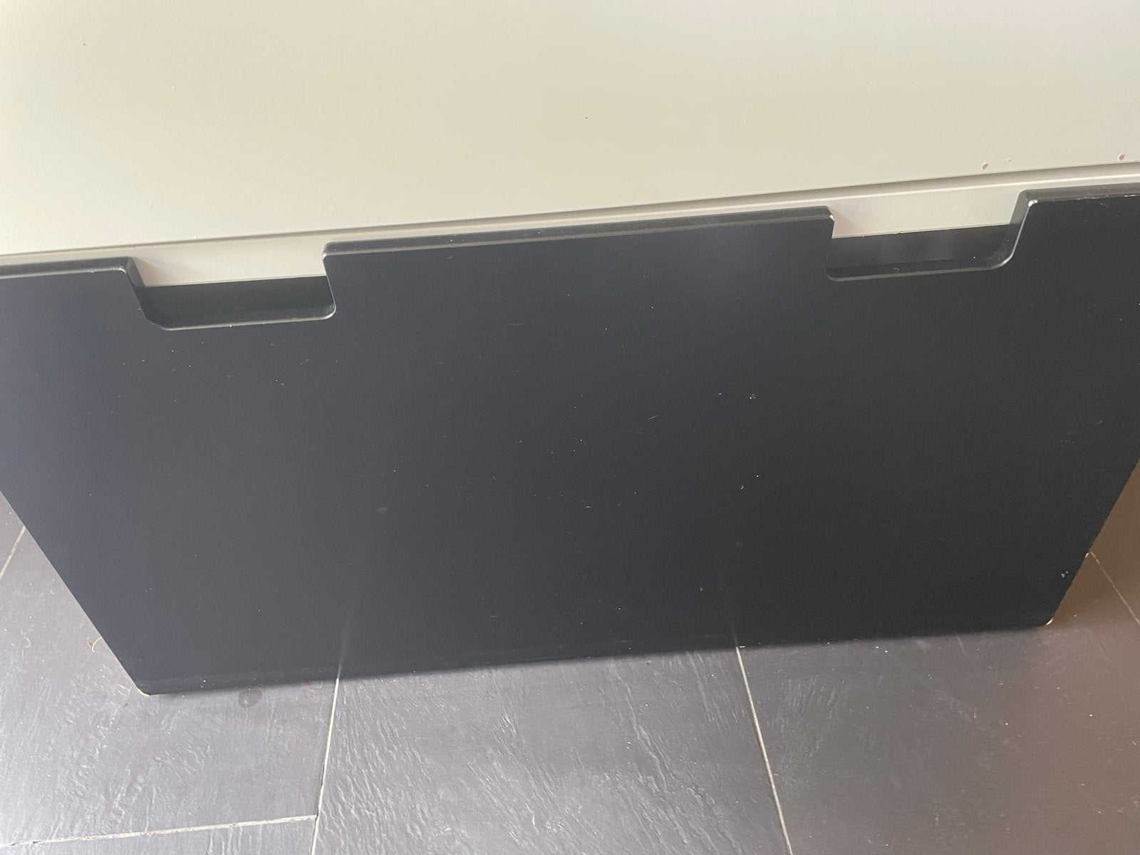 2 IKEA lade opberg bureaus - zwart en wit, Ophalen, Gebruikt, Met lades, IKEA