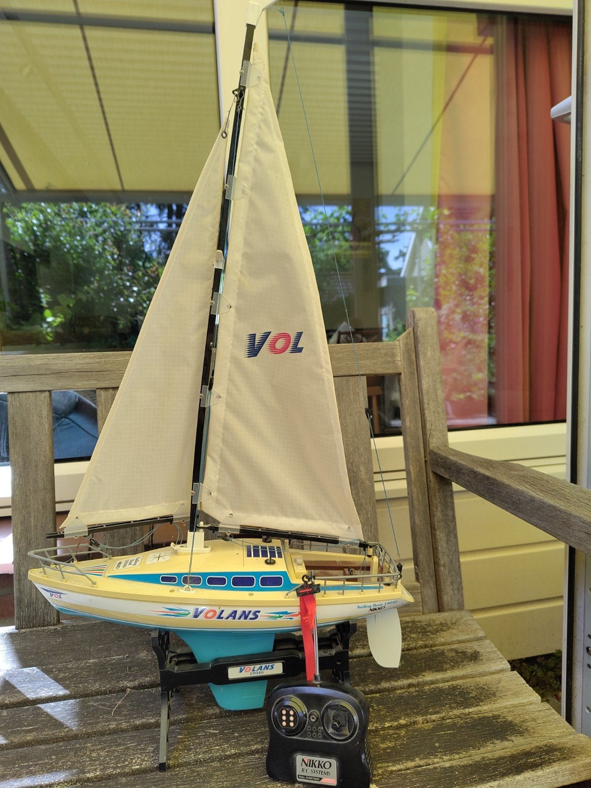 Nikko Volans RC Zeilboot - Vintage Model 19040, Ophalen, Gebruikt