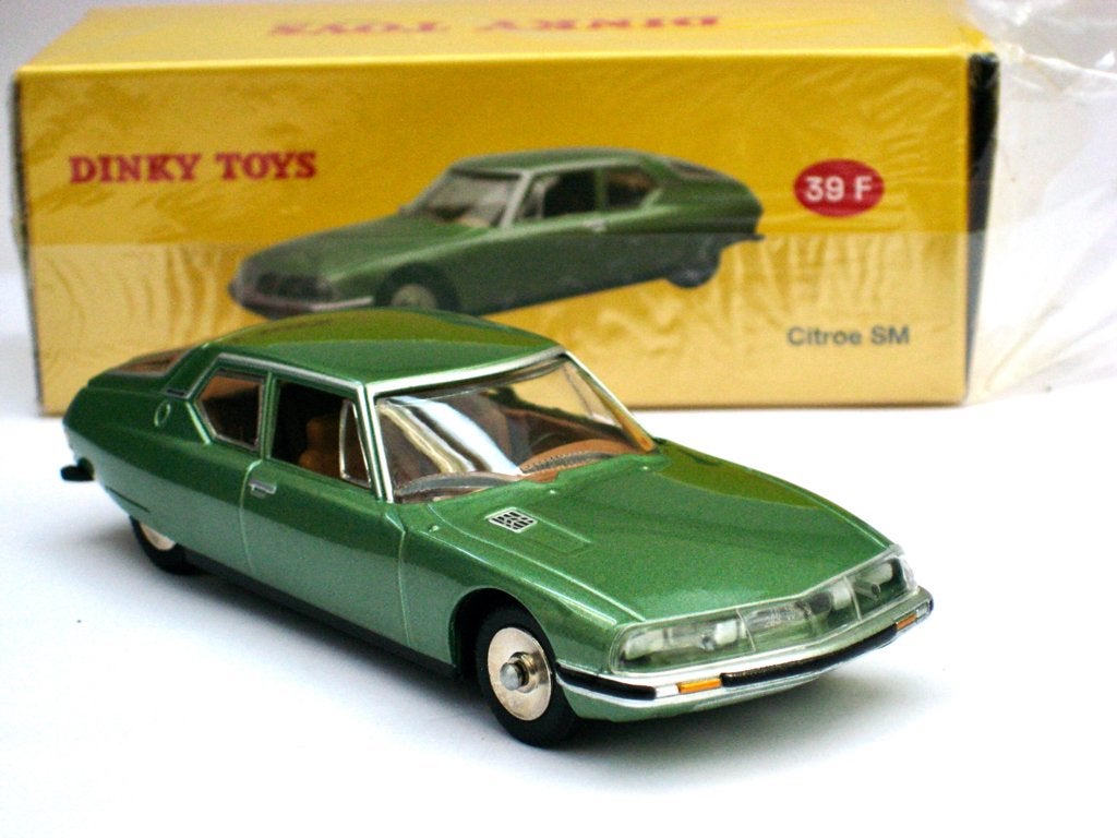 Citroen SM groen metallic Atlas Dinky Toys 1:43, Ophalen of Verzenden, Nieuw, Auto, Dinky Toys