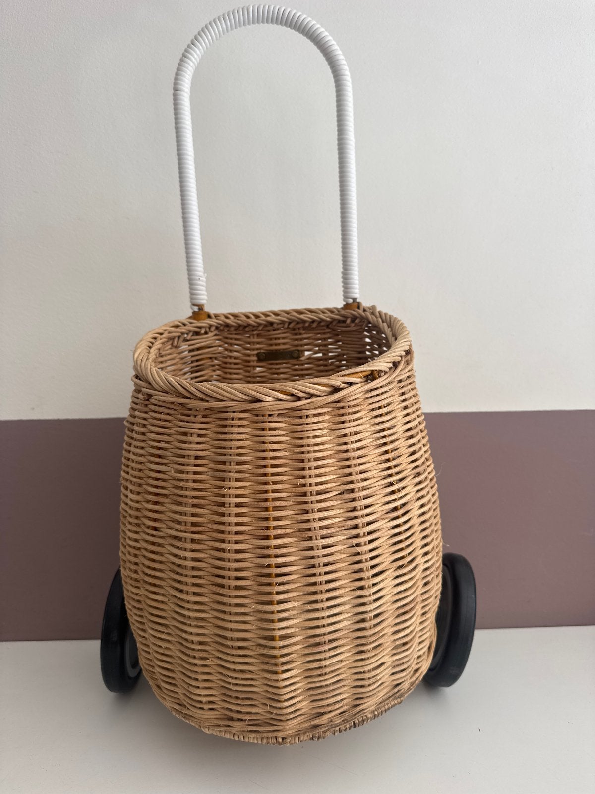 Olli Ella Luggy Mandje - Rotan Trolley voor Kinderen, Ophalen of Verzenden, Zo goed als nieuw, Jongen of Meisje