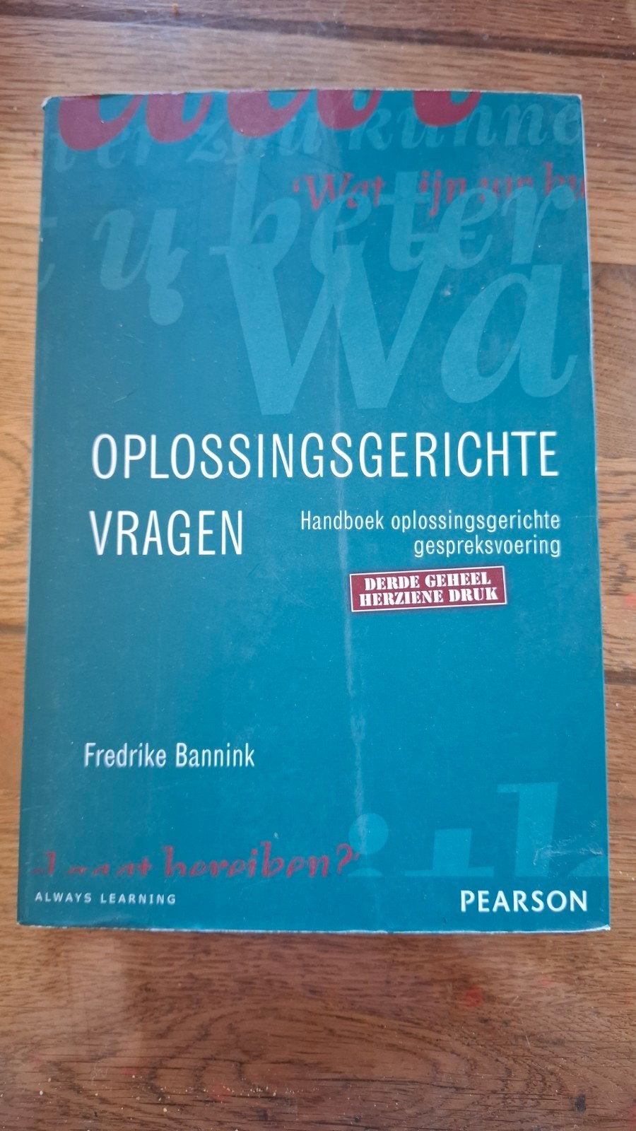 Oplossingsgerichte Vragen - Handboek Gespreksvoering, Fredrike Bannink, Zo goed als nieuw, Gamma, HBO