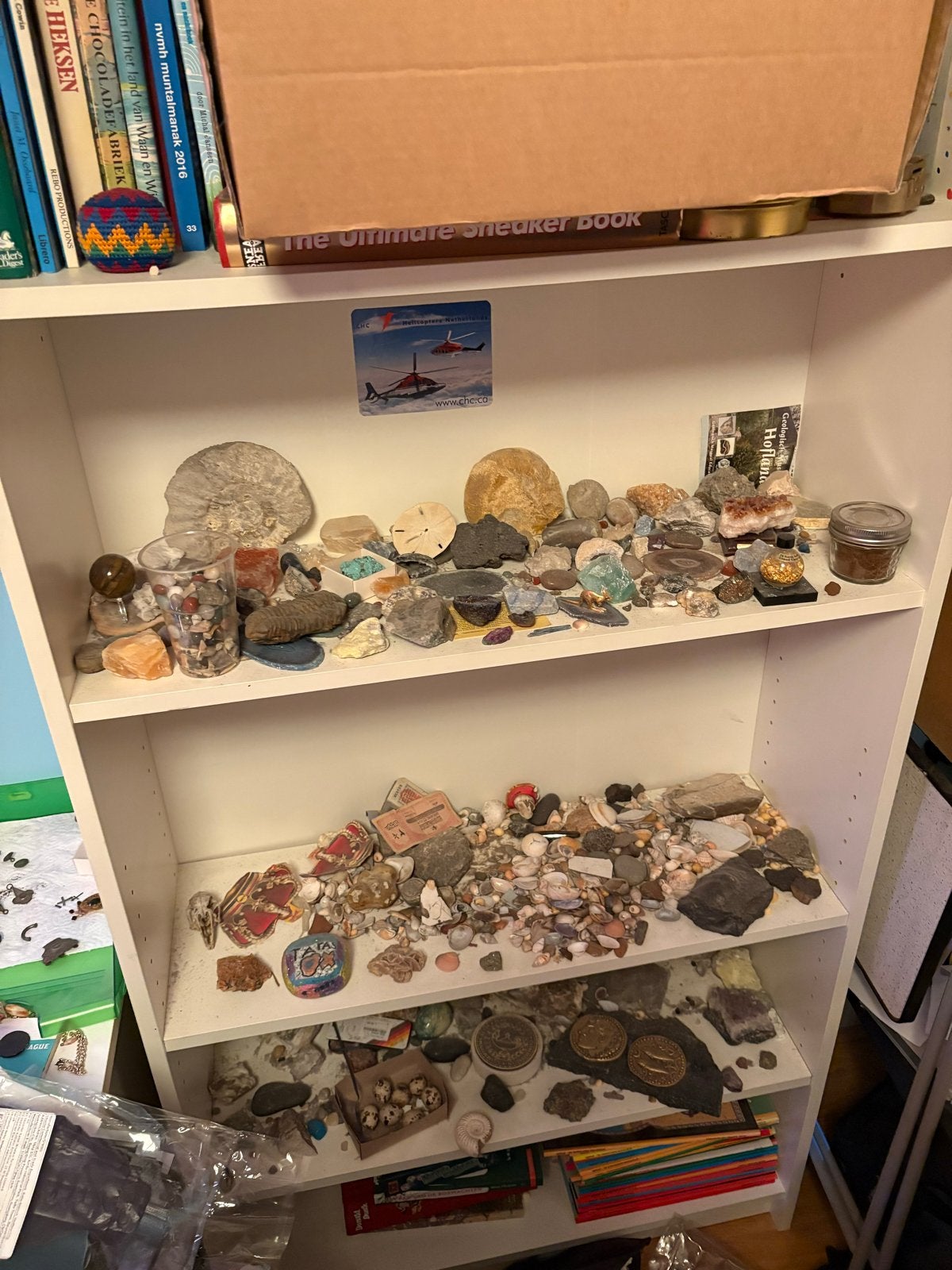 Grote verzameling mineralen, edelstenen, koraal & schelpen, Ophalen, Mineraal