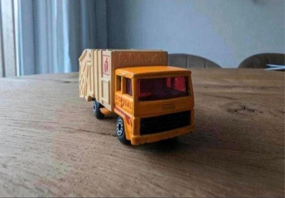 Matchbox Refuse Truck nr. 36 – afvalwagen – 1979, Ophalen of Verzenden, Gebruikt, Bus of Vrachtwagen