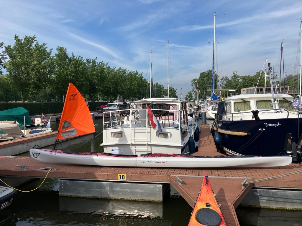 2-Persoons Zeekajak / Kano I Carbon Mast + 3 Zeilen |, Watersport en Boten, Ophalen, Zo goed als nieuw, 2-persoons