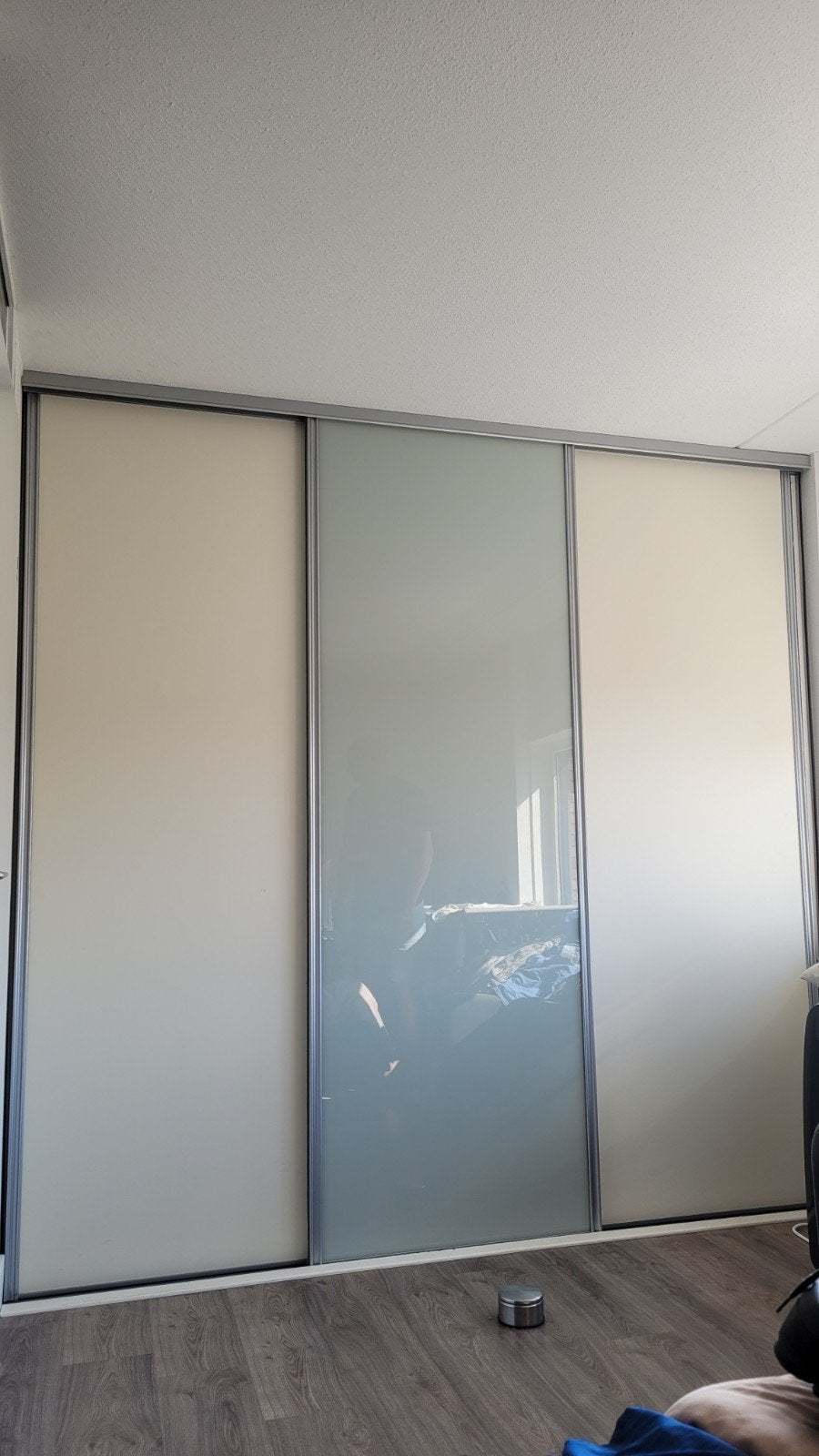 Ruime inbouwkast met 3 schuifdeuren (244x250x50/59 cm), Ophalen, 50 tot 75 cm, 200 cm of meer, 200 cm of meer